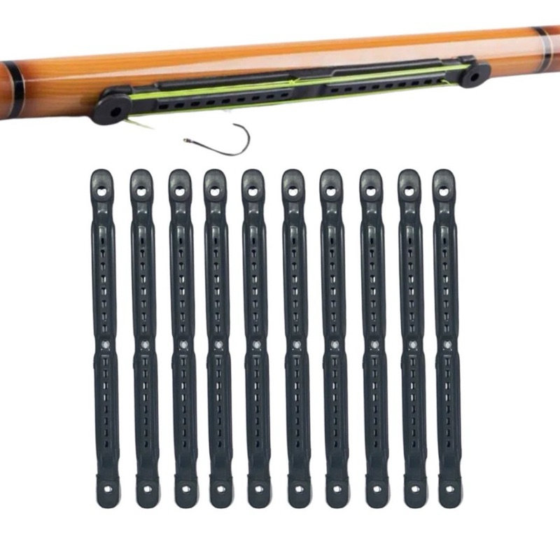 20 Enrolador De Linha Para Vara De Mão Ou Telescópica Plástico Pesca Prático