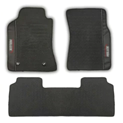 Tapete Compátível com Toyota Hilux Cabine Dupla 2005 a 2015 Preto Impermeável Emborrachado