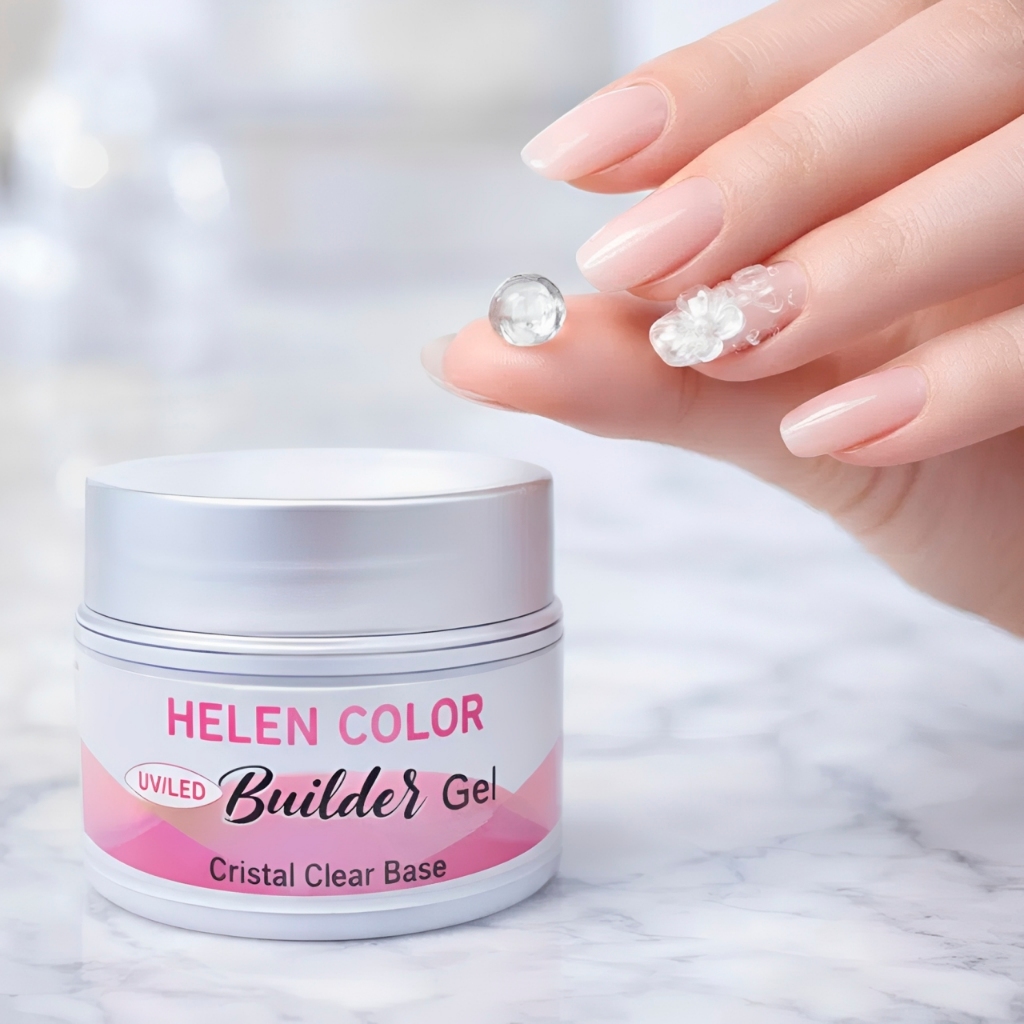 Gel Sólido Clear Transparente Para 3D Helen Color 15g