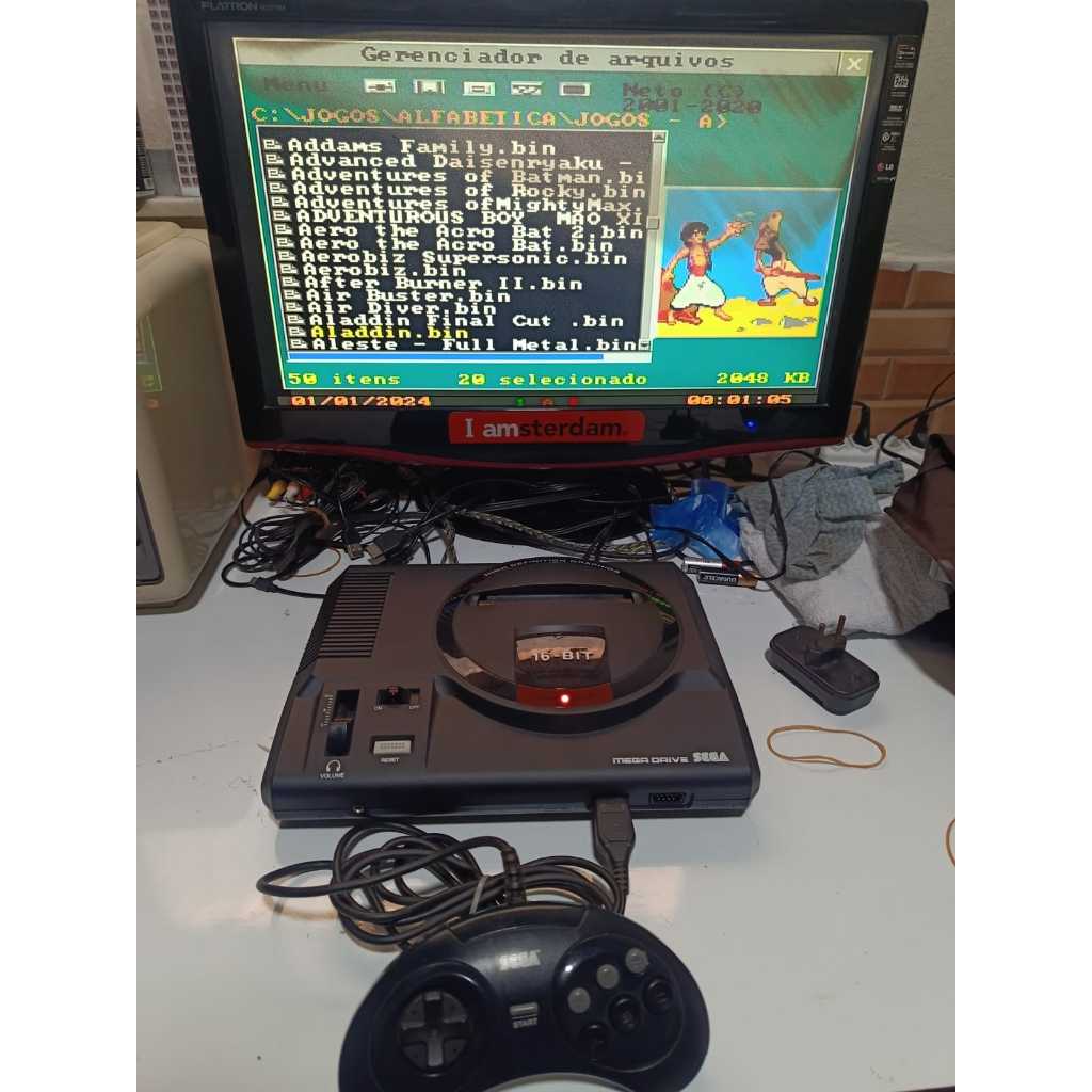 Mega Drive 2017 Com 900 Jogos