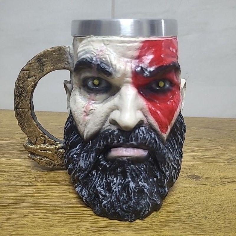 Caneca 3d resina God of War