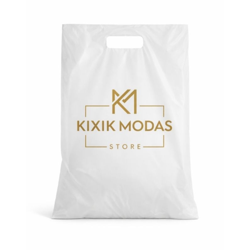 SACOLA PARA LOJA C/SUA MARCA,MODELO VAZADA 500UN 30x40 2 LADO E 1 COR NA IMPRESSAO