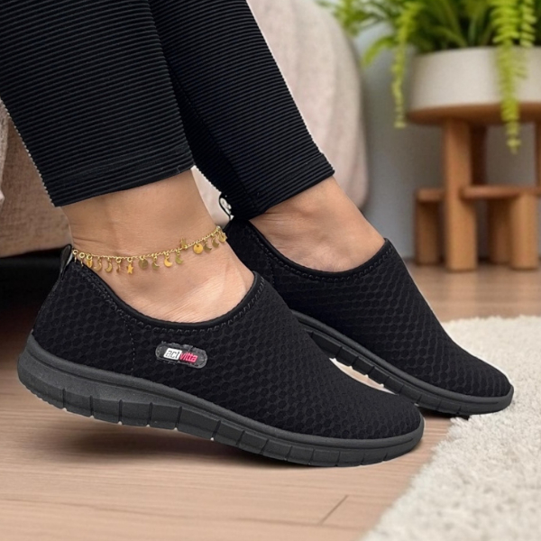 Tênis Actvitta Feminino Slip On Caminhada Academia Confortável Calce Fácil Leve Original