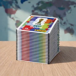 Kit Com 10/20/40/50 Envelopes De 7 Figurinhas + Chance de Lendária Copa Do Mundo 2026 Panini Oficial