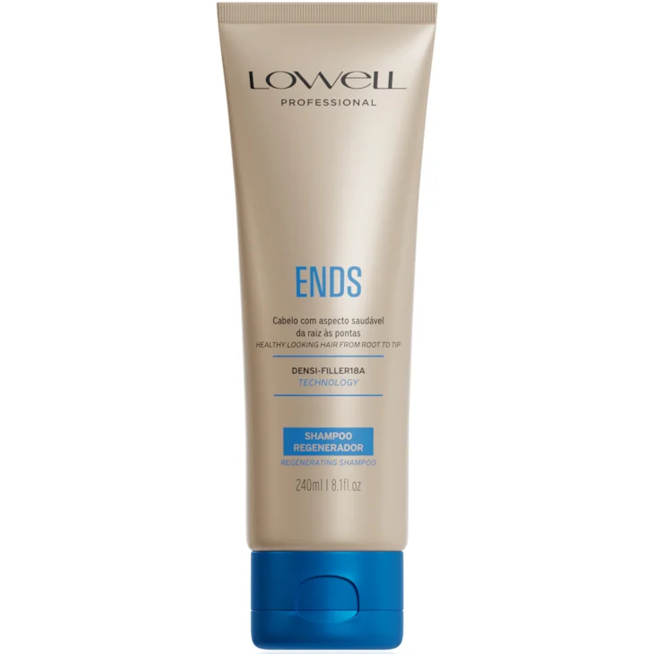 Shampoo Regenerador Lowell Ends Combate Pontas Duplas 240ml