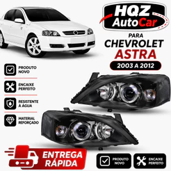 Par Farol Dianteiro Astra 2003 2004 2005 2006 2007 2008 2009 2010 2011 2012 Fumê Máscara Negra Foco Duplo