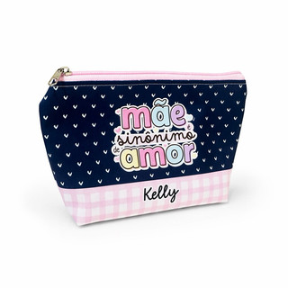 KIT 5 un - Necessaire personalizada lembrancinha - com ou sem nome - escolha a estampar
