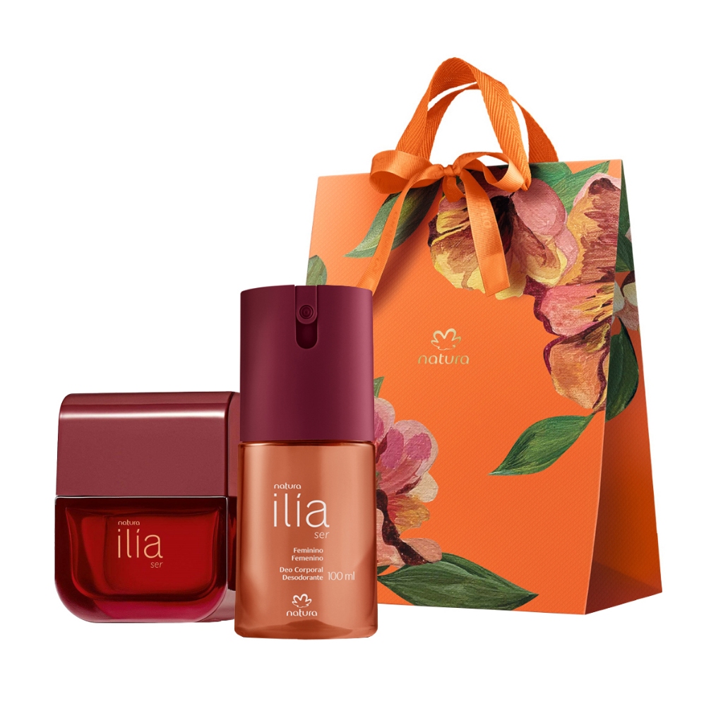 Presente Ilía Ser (Perfume 50ml, Desodorante 100ml) Natura