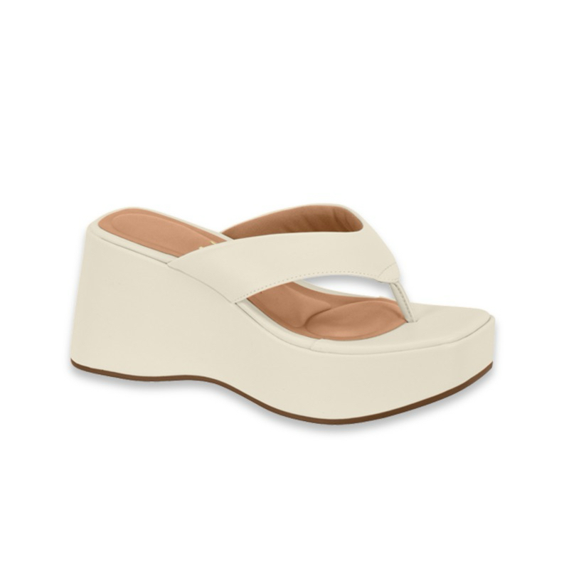 Sandalia Salto Tamanco Feminino Anabela Vizzano Plataforma Elegante Tamanca Confortável Tendencia