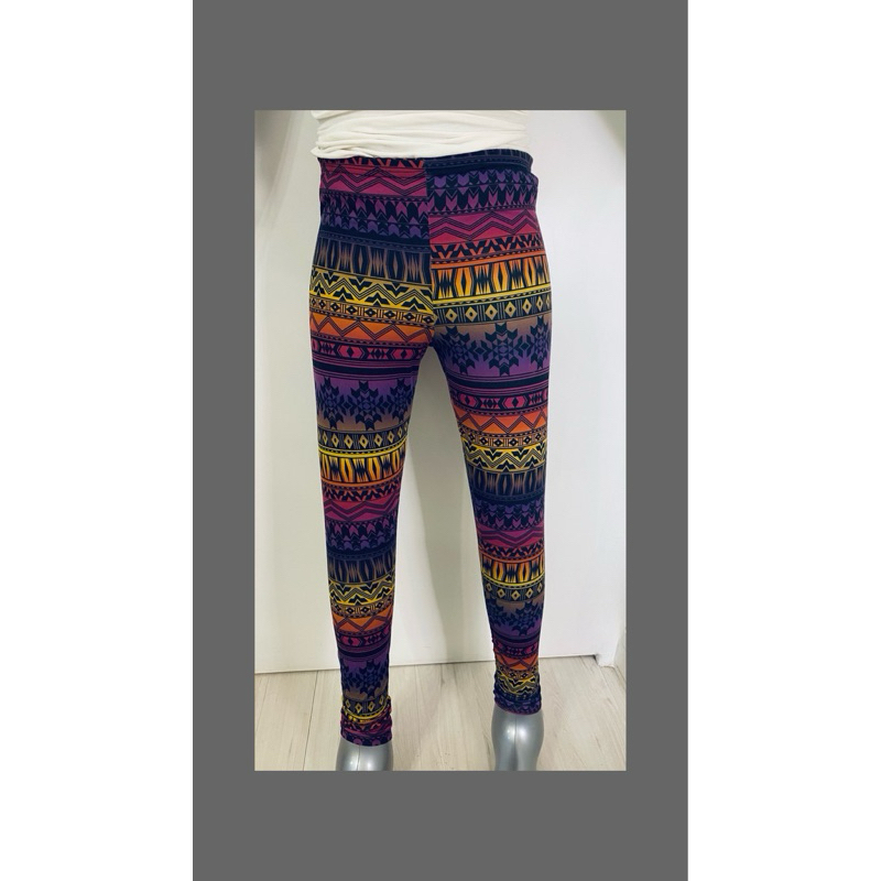 legging estampa étnica colorida