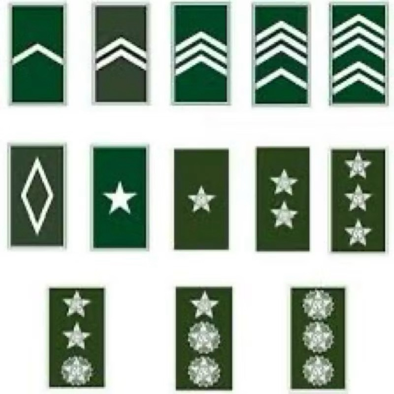 KIT 2x EMBORRACHADOS DIVISA POSTO GRADUAÇÃO EB ou QMS COM VELCRO