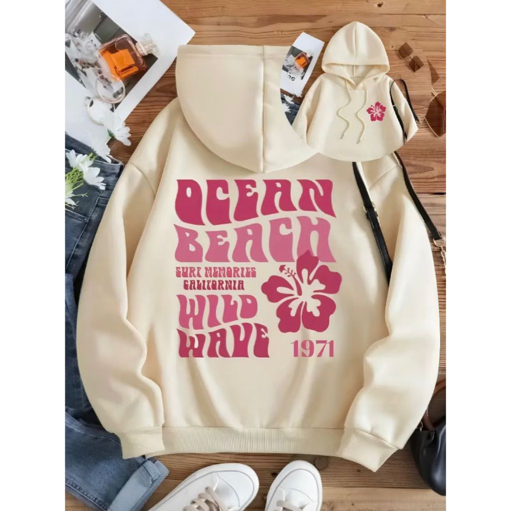 Moletom Feminino Plus Size Confortavel Frio Inverno Pinterest Estampado ate o G5 Promoção Moletom Canguru com Bolso