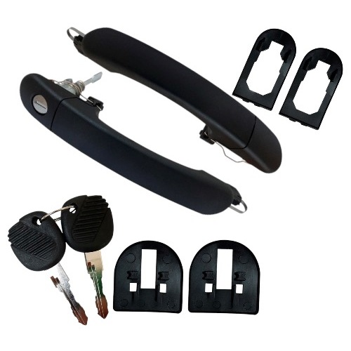 Par Maçaneta Externa Dianteira  Gol  Parati G3 99/05 / Gol Parati G4 05/2012 2Portas