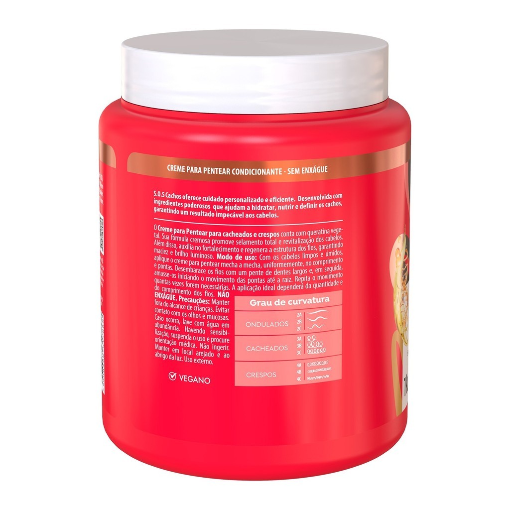 Kit reparação completa com Shampoo, Condicionador, Óleo e Creme para Pentear — imagem 2 de 2
