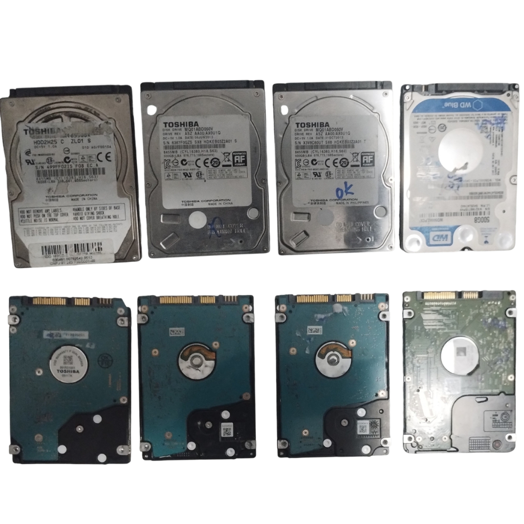 Hd Notebook 3x Toshiba Mq01abd050v +1x WD Lote 4x sucata P\ Peças