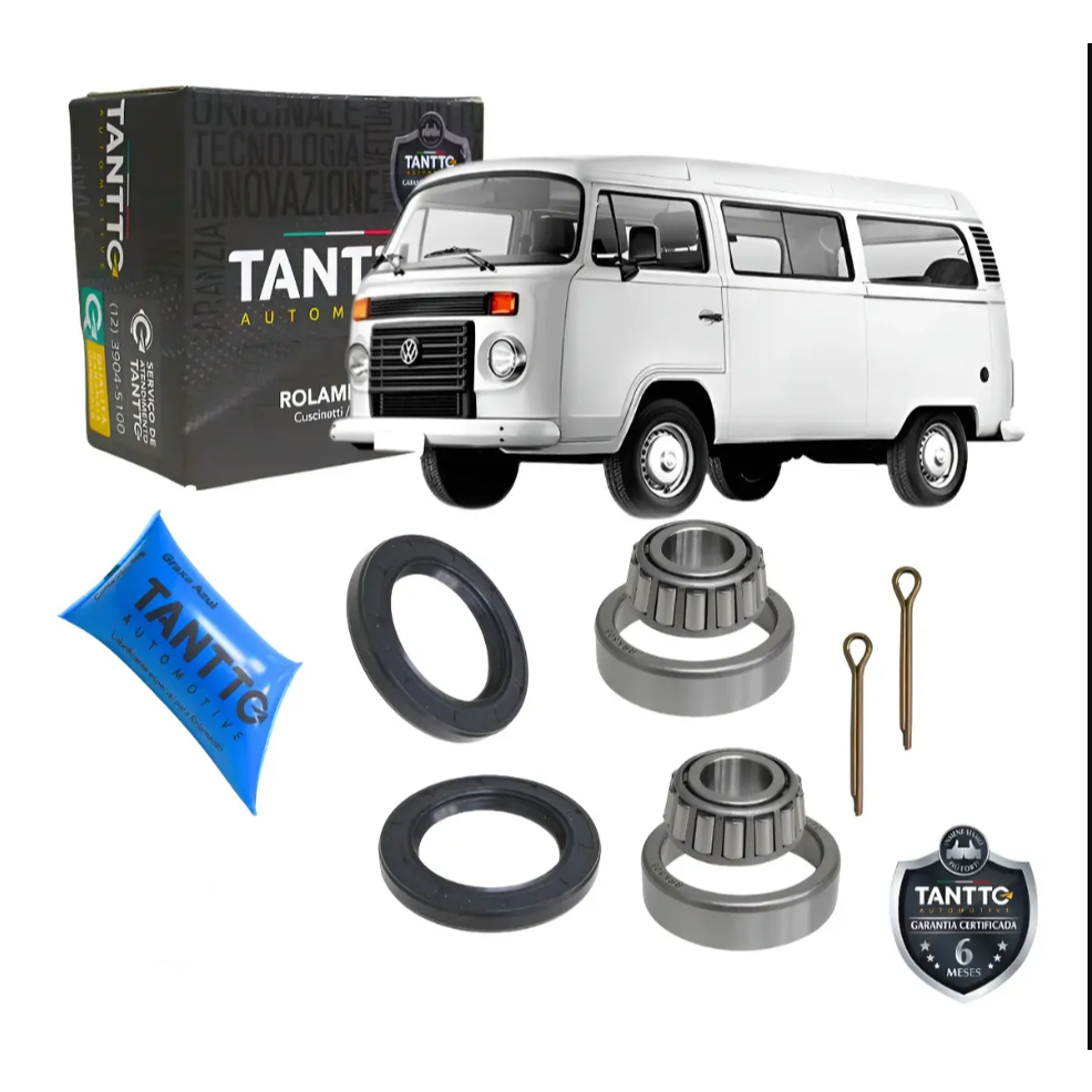 Kit Rolamento Roda Dianteira Vw Kombi 8V 1976 A 2013 Todas