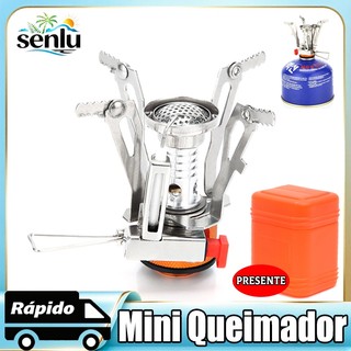 Mini Fogão Portátil AutomáticoAuto/Click Pesca Camping Trilha Acampamento Transportar Pesca Praia Família Acampamento