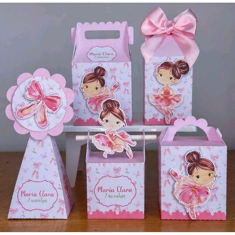kit monte em casa, Lembrancinhas Personalizadas Princesa Bailarina , Festa Infatil