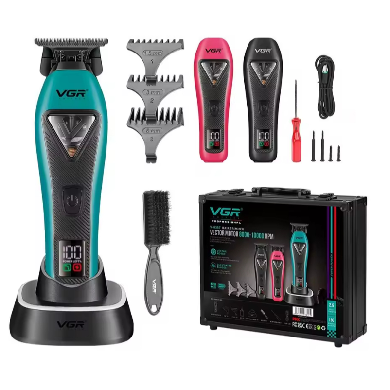 Máquina de Acabamento VGR 035T Vector 10.000 RPM + Brinde 100un Gola Higienica ou Borrifador ou Pente