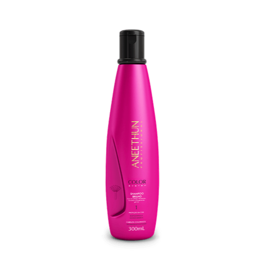 Aneethun Color System Shampoo de Brilho 300ml Proteção da Cor de Cabelos Coloridos