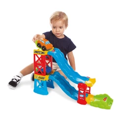Pista De Carrinhos 3 em 1 Maral Ramp Racer Colorida com 2 Carrinhos 28 Peças