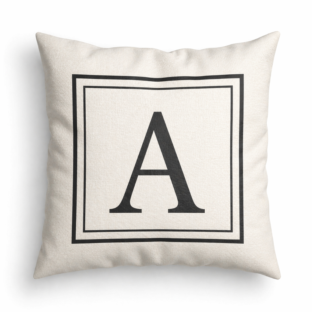 1 Capa de Almofada Decorativa Incial Letras 45x45 Suede Alta Qualidade em Oferta na Shopee