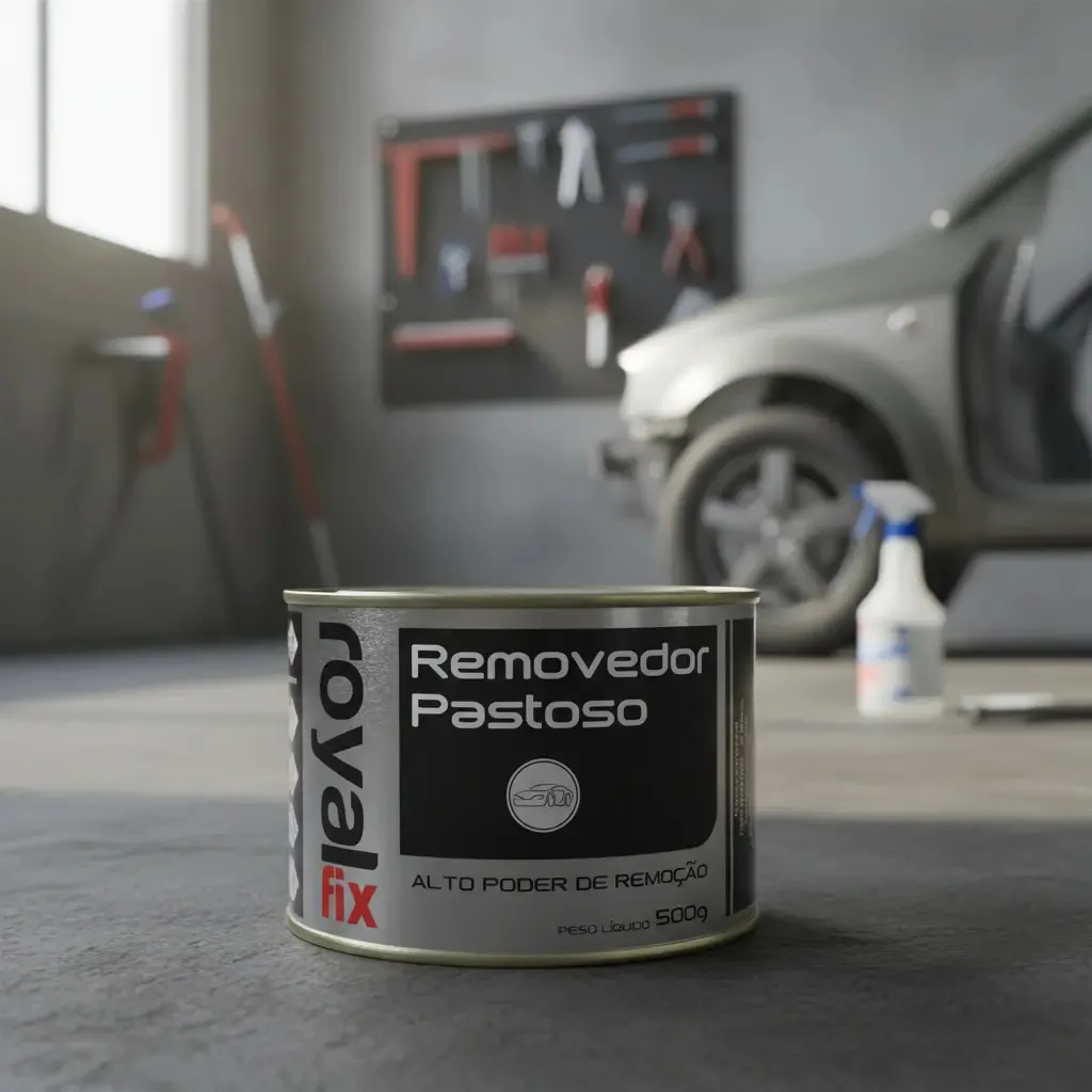 Removedor Pastoso Remove Tintas E Revestimentos Sem Esforço Royalfix 500g