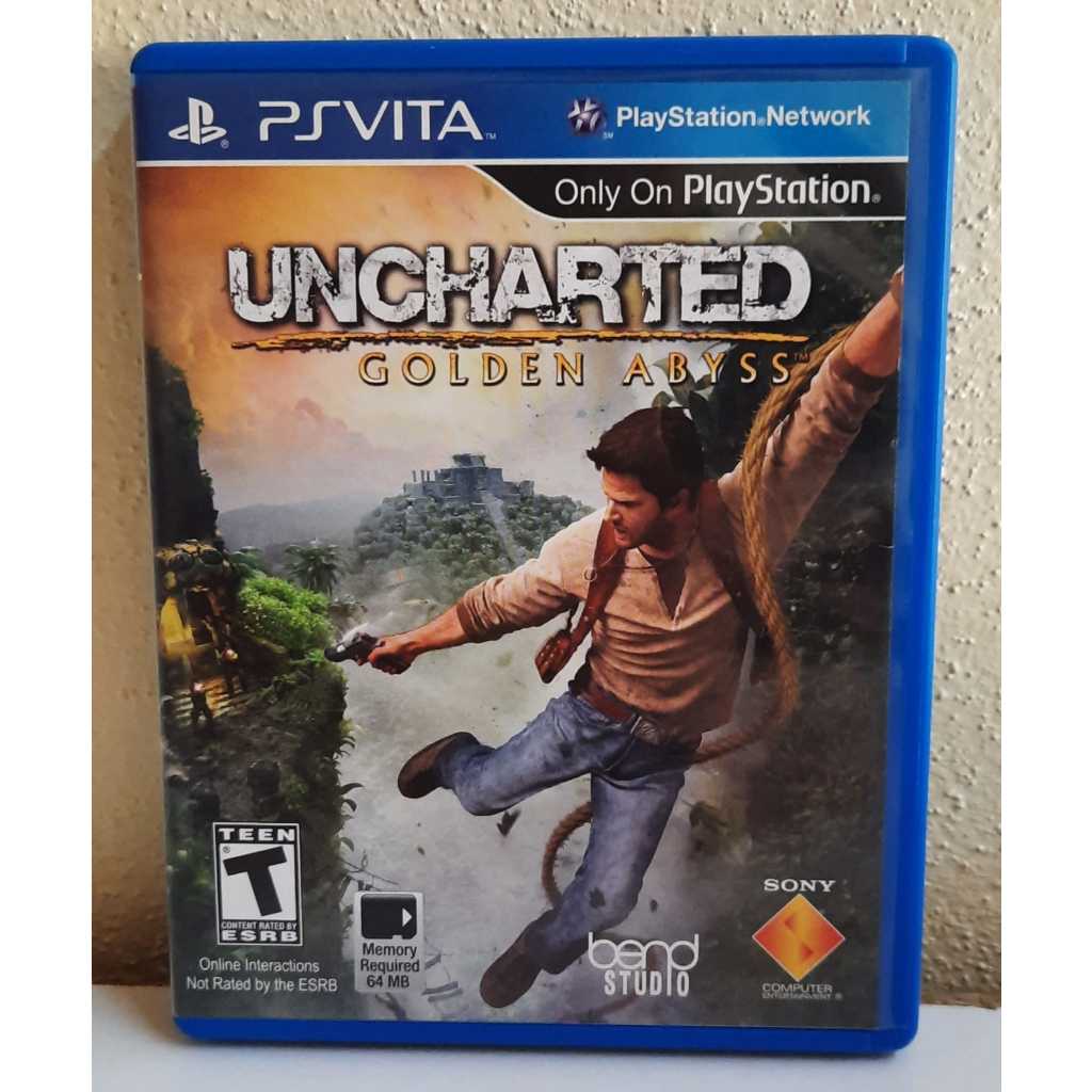 Uncharted: Golden Abyss - Jogo Físico Sony Ps Vita