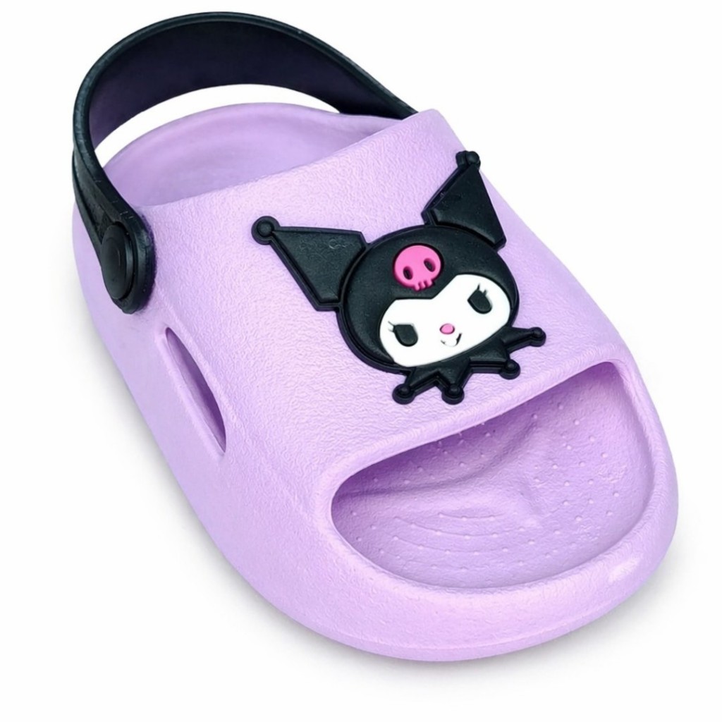 sandalia chinelo infantil feminino com correia antiderrapante leve confortavel modinha