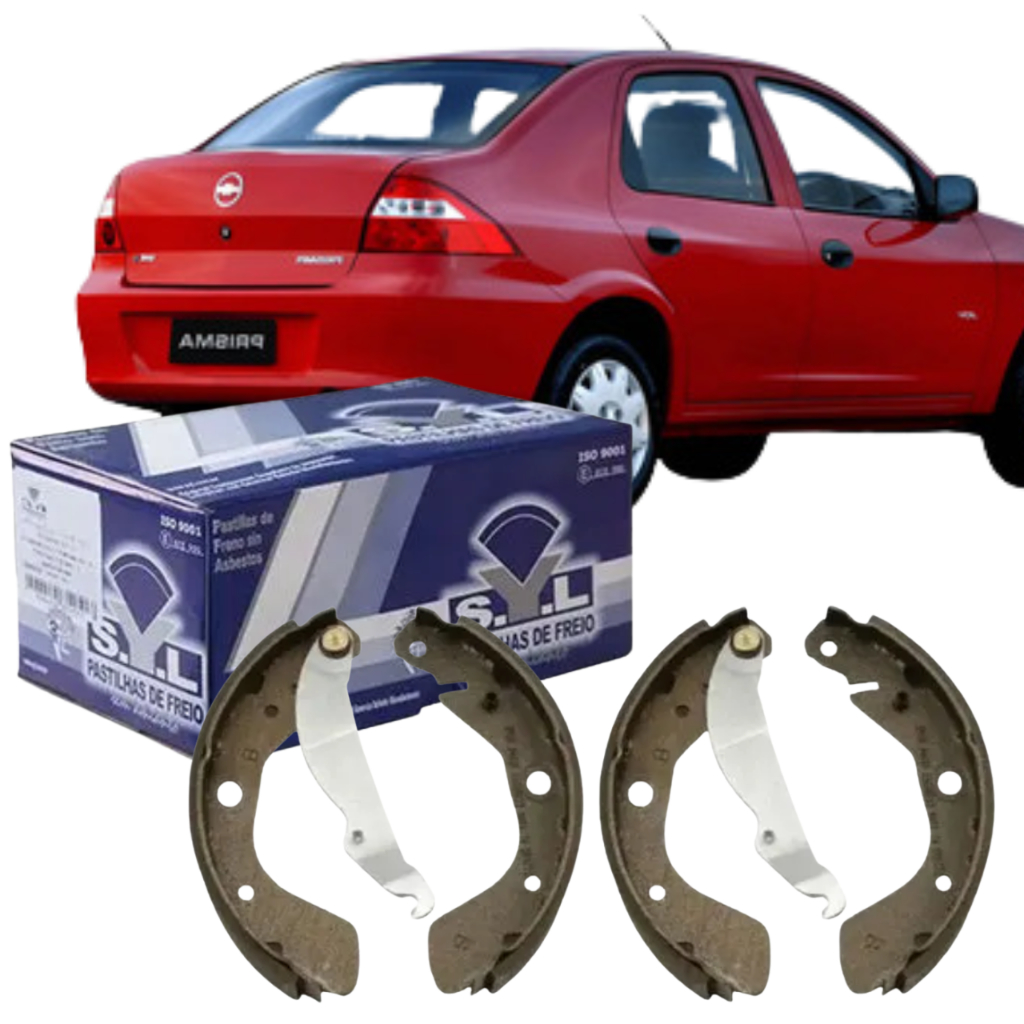 Sapata Freio Lona Patim Chevrolet Prisma 1.0 1.4 2007 2008 2009 2010 2011 2012