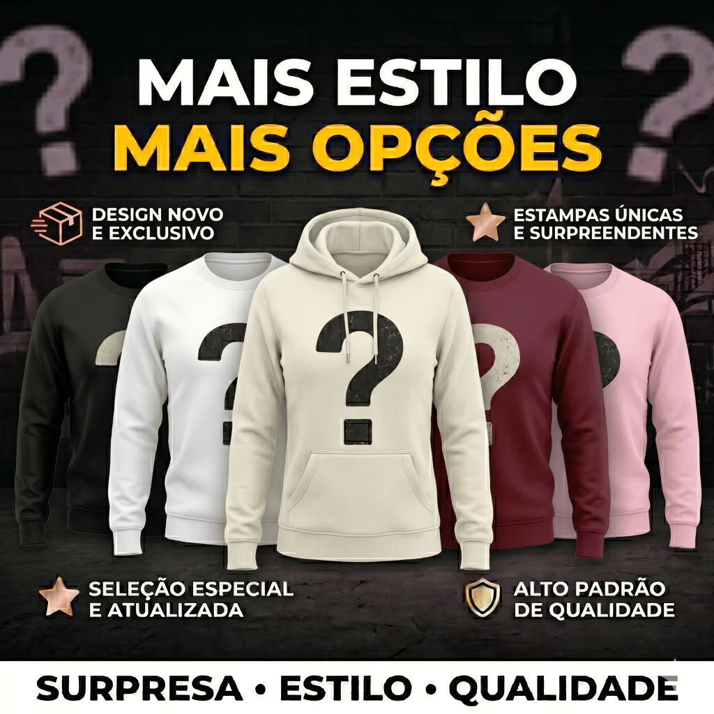 Moletom Masculino Surpresa Streetwear Flanelado Queima De Estoque Blusa Masculina Blusas Masculinas De Frio Canguru — imagem 1