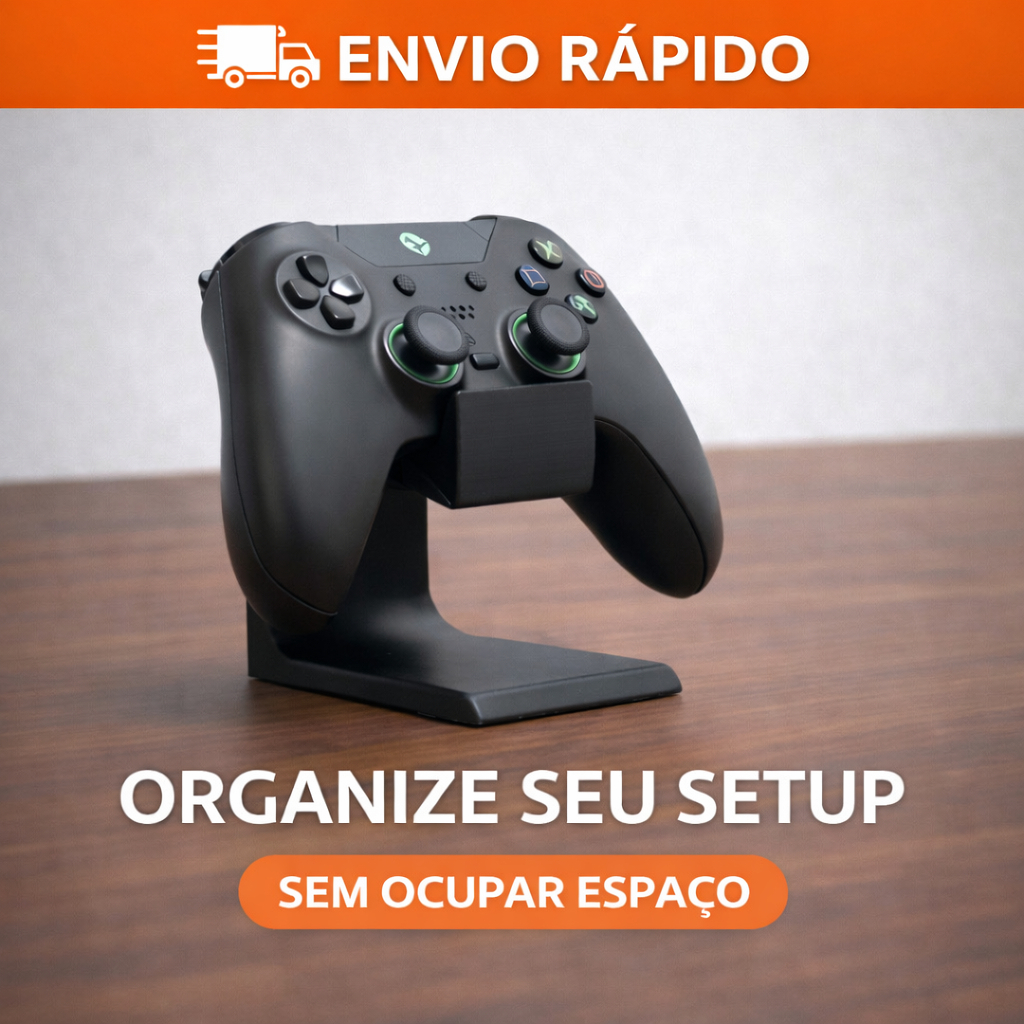 Suporte Universal para Manete e Controle PS5 PS4 Xbox One Series Switch PC | Kit 1 ou 2 Unidades