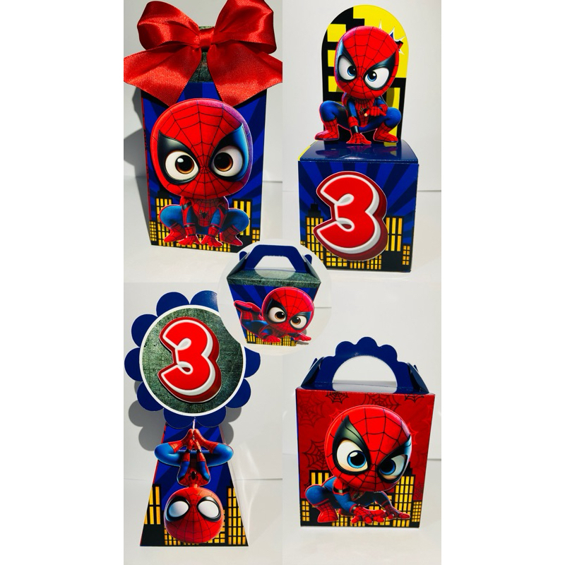Kit Homem aranha/ Baby/Cute/Menino/lembrancinhas personalizadas /festa infantil/ Pegue e monte/Aranha/Spider man