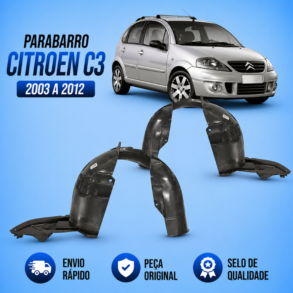 Parabarro Citroen C3 ANO 2003 2004 2005 2006 2007 2008 2009 2010 2011 2012