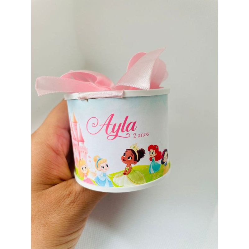 Kit Tubolatas Princesas | Aniversário Princesas| Tubolatas Personalizadas | Kit Tubolatas 5x6 | Lembrancinhas