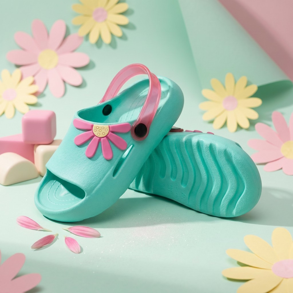 Sandália Infantil Menina Fleca Chinelo Nuvem Turquesa Tamanho 27 Promoção
