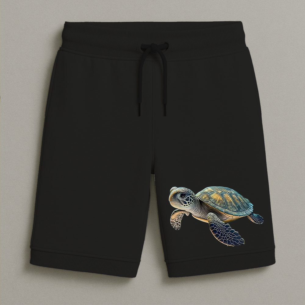 Bermuda Moletom Masculina Infantil Estampada Calma Caraio Conforto Streetwear Do Tamanho 8 ao 16