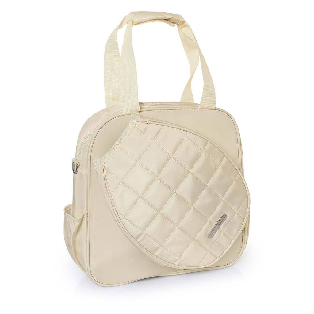 Bolsa Lateral com Raqueteira para Beach Tennis Nude Alma Genius Moderna e Funcional