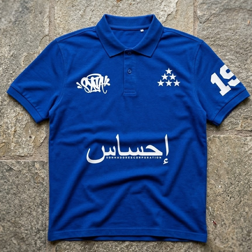 Camisa Polo Unissex @RABIC@19 em Algodão