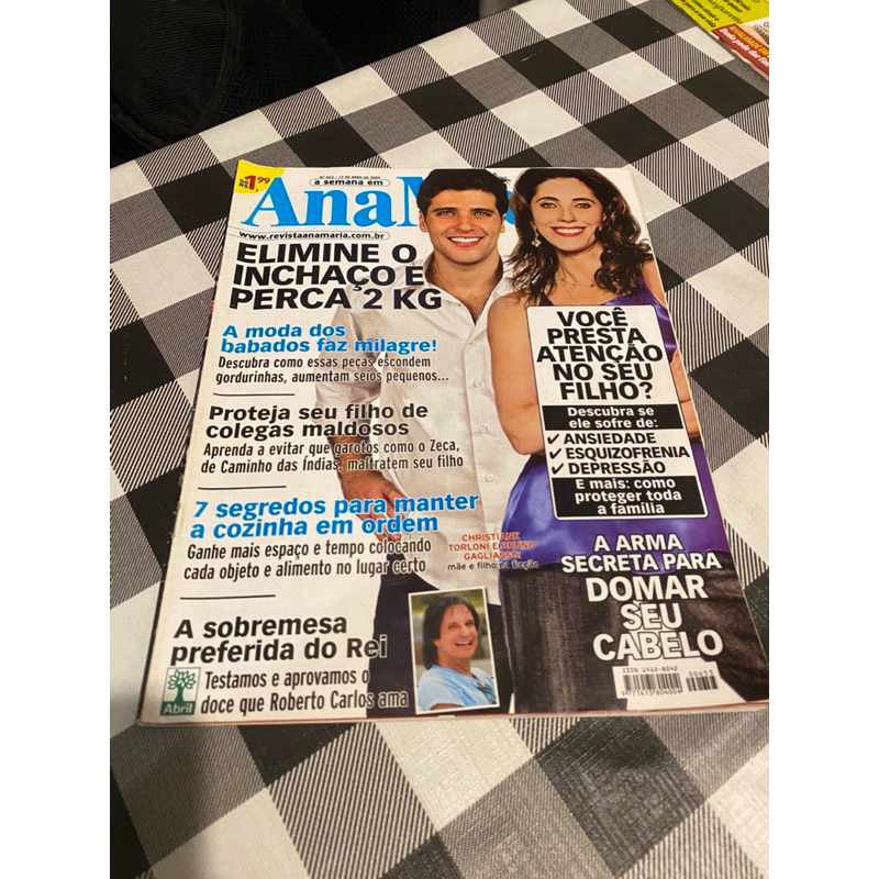 Revista Ana Maria 653 - Christiane Torloni, Bruno Gagliasso, Wanessa Camargo, Xuxa, Angélica, Claudia Leitte