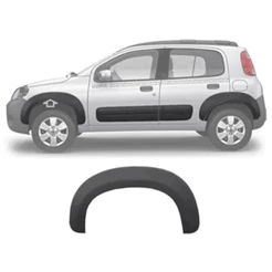 Kit Moldura Paralama Dianteiro Novo Uno Way 2010 A 2014 Cinza - Par ou Unidade