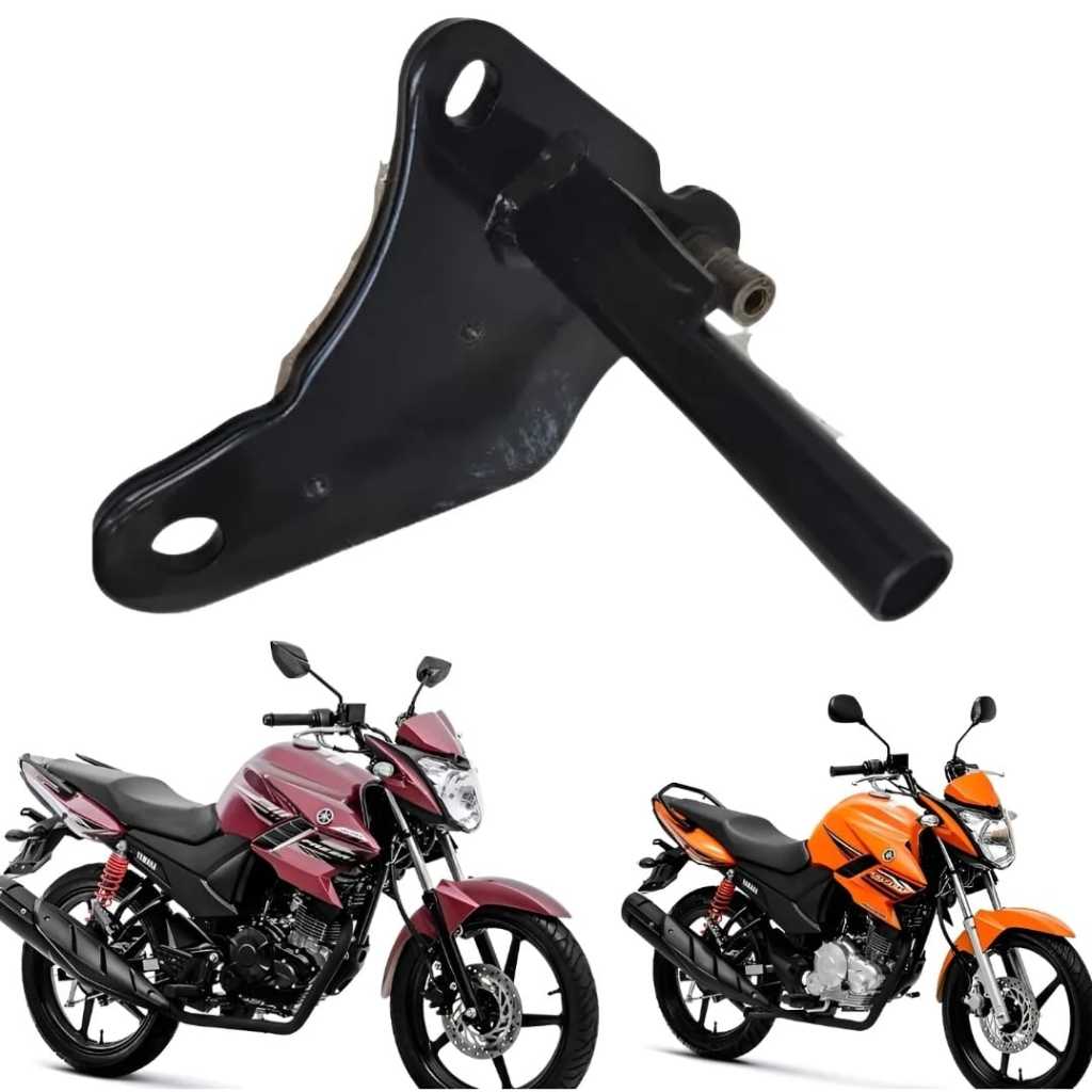Kit Estribo Cometa Esquerdo Câmbio - Direito Freio Yamaha Fazer 150 2016 A 2025