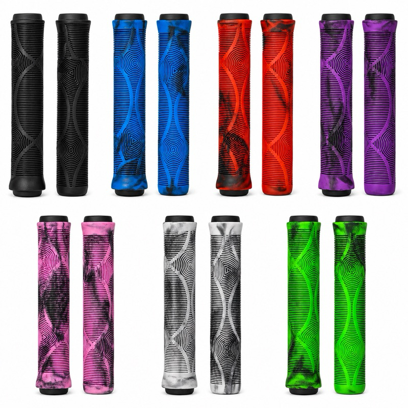 Manopla Bike Bicicleta 165 mm Silicone Macia Confortável Freeride DH DIRT Jump BMX Grau Resistente