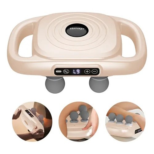 NOVO Massageador com 6 cabeças Pistola de Massagem Elétrica Massageador de Tecidos Profundos
