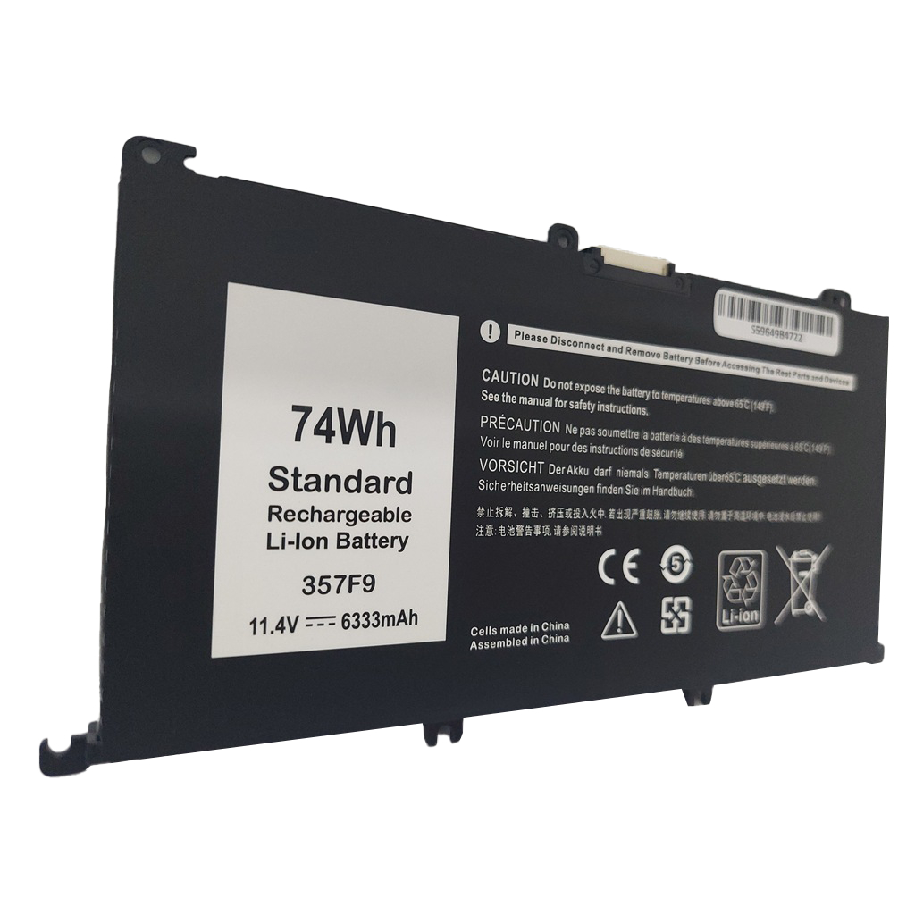 Bateria para Dell Inspiron 15-7567 15-5576 15-5577 P57F P65F 6333mAh