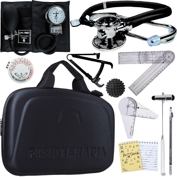 Kit Fisioterapia Maleta Goniometro Martelo Buck Mais Vendido Adipometro