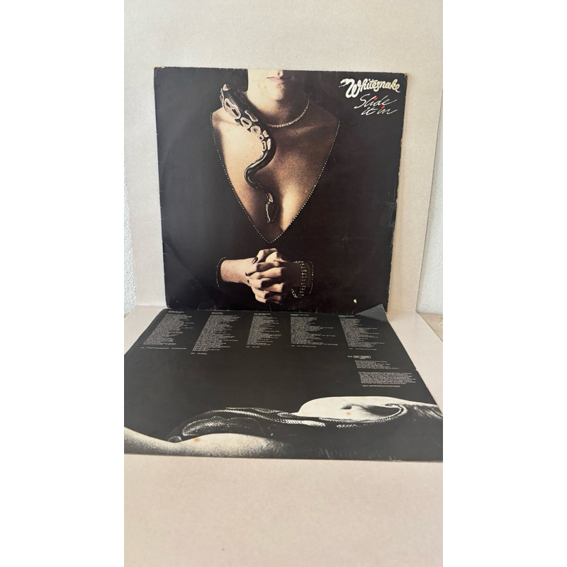 Lp Slide It In - Whitesnake. Com Encarte. Testado e funcionando
