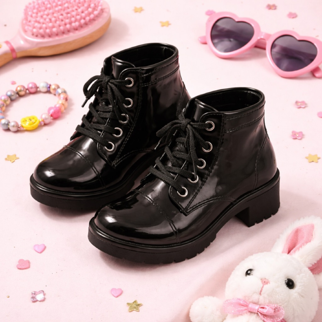 Bota Galocha Coturno Infantil Menina Lançamento