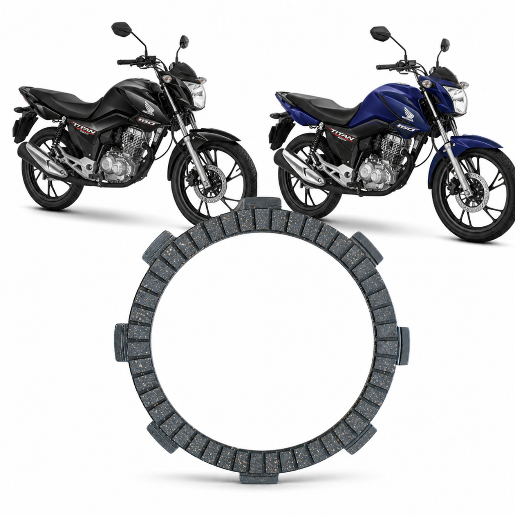 Disco Embreagem Titan 150 Autotec CG 125 150 160 Bros XRE 190