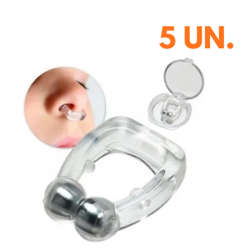 Clipe Nasal Anti Ronco Aparelho Para Nariz Dispositivo Para Ronco e Apneia Dilatador Magnético
